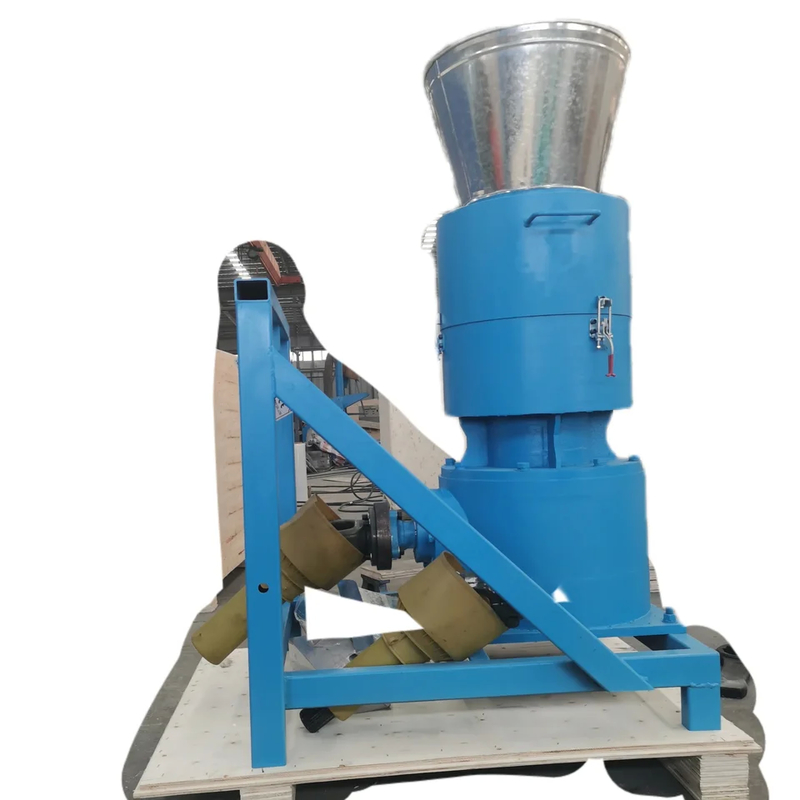 Molino de pellets PTO de trabajo pesado con aleación de acero Die 10-80hp potencia del tractor Bajo ruido