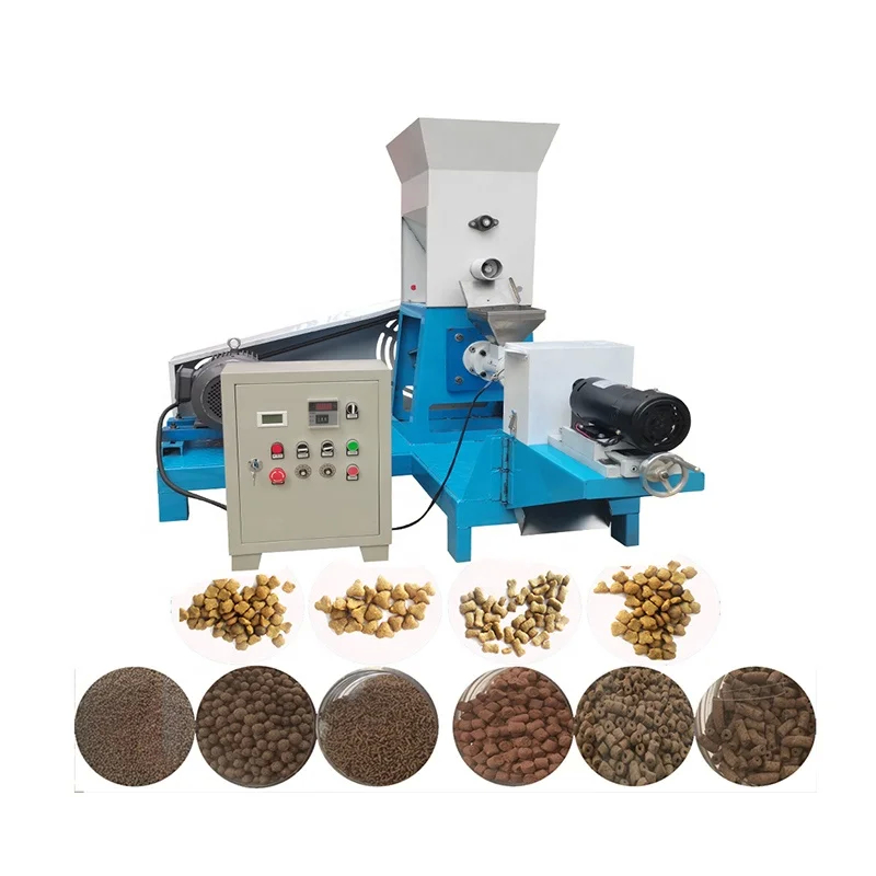 Calentamiento eléctrico para la fabricación de pellets de alimento para peces Capacidad 50~2000kg/h 220V/380V/415V/440V Voltagem