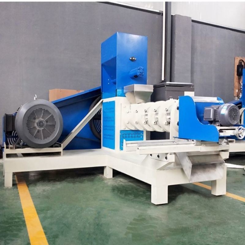 Capacidad 50-2000 kg/h Extrusora de procesamiento de piensos industriales de tipo tornillo