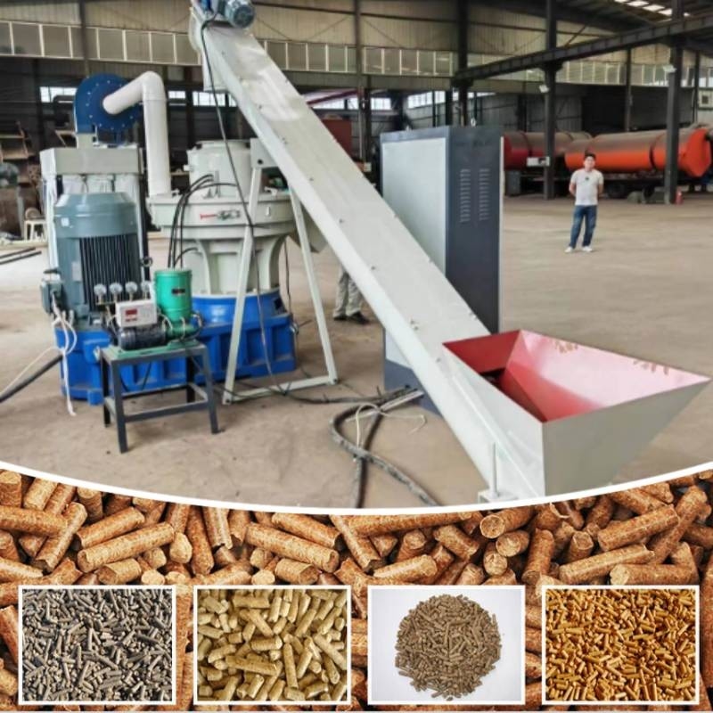 Agricultura y procesamiento de residuos industriales resistente al desgaste larga vida útil gran producción anillo de madera a presión pellets mil