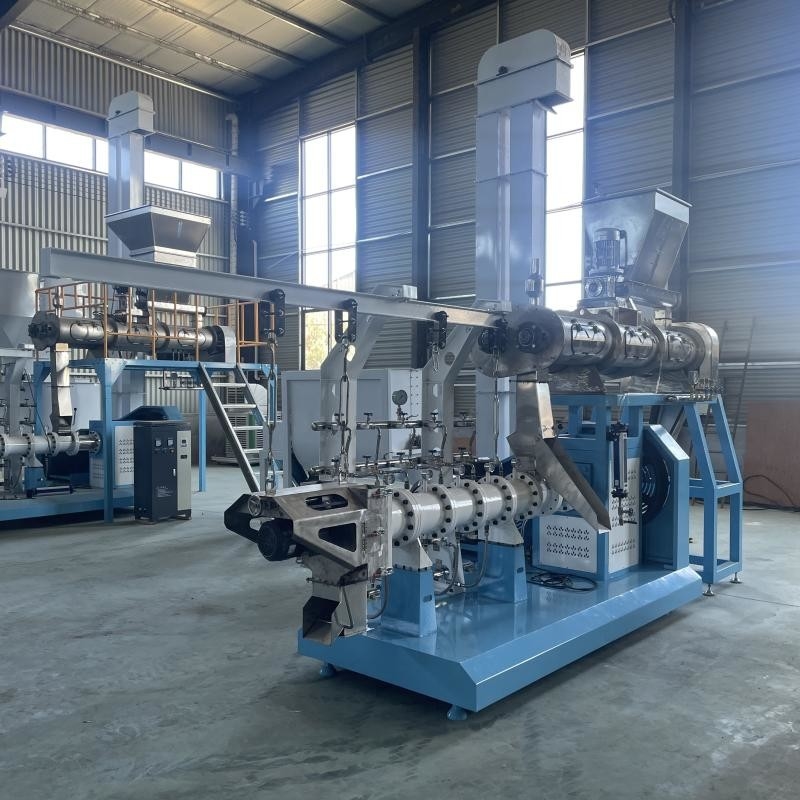 Máquina de extrusión de alimento para peces de tilapia de tipo húmedo con acondicionador de vapor