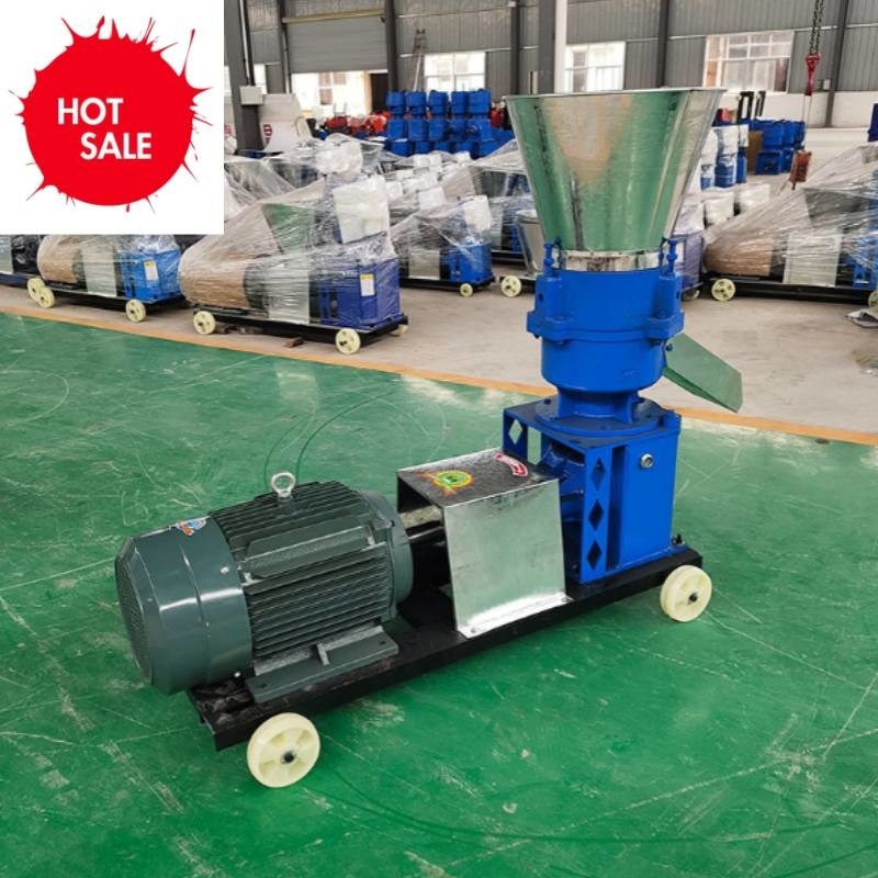 Máquina de molino de pellets modelo 210 con 7.5/11 kW de potencia y sistema de lubricación automática