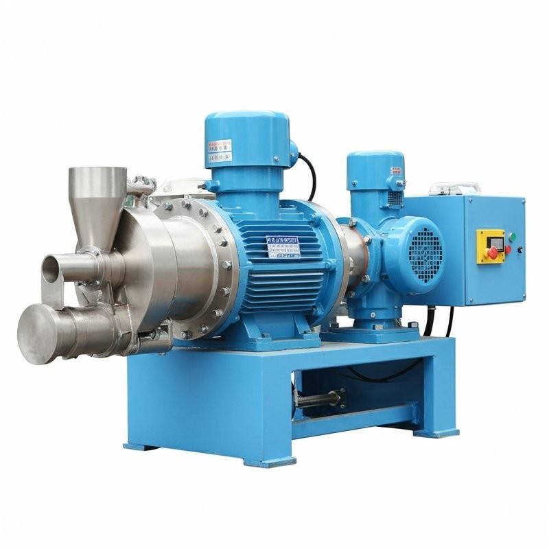 18Extrusora de alimentación para peces de tipo seco de 0,5 kW para 200 kg/h de capacidad y 0,4 kW de potencia de corte