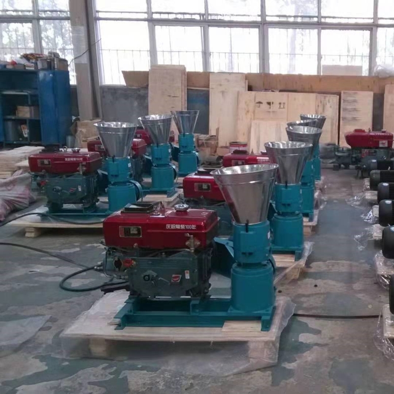300-400 KG/H Máquina de pellets para alimentos para mascotas con alta productividad Máquina de molino de pellets de tipo diesel