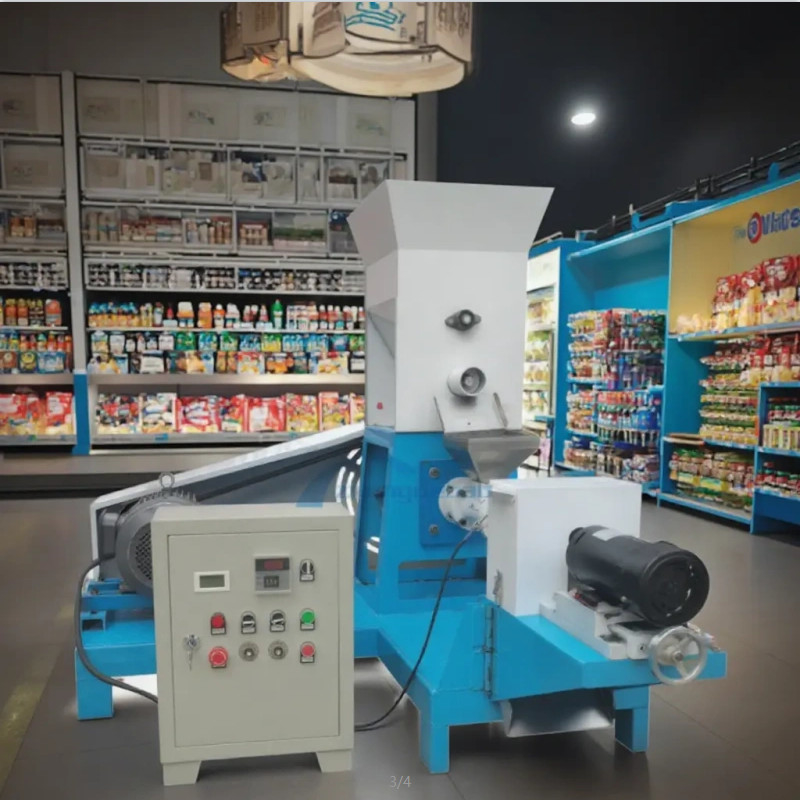 Máquina de extrusión automática de acero inoxidable bolas de maíz de polvo bocadillos energía eléctrica diésel utilizada