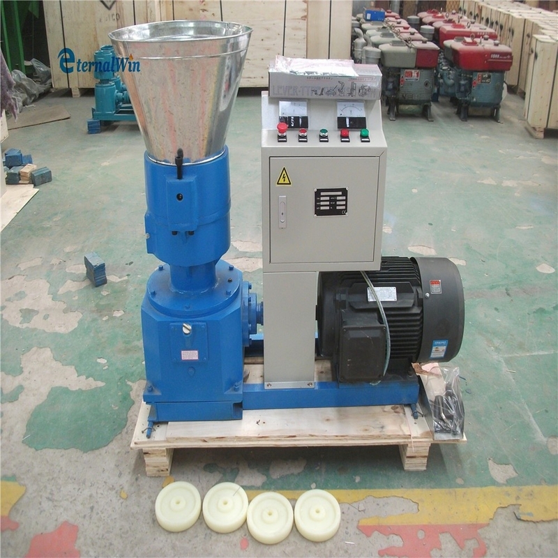 200-300 KG/H Capacidad de alimentación Molino de pellets Máquina de alta productividad Máquina de procesamiento de alimentos para animales y aves 7.5kw Motor