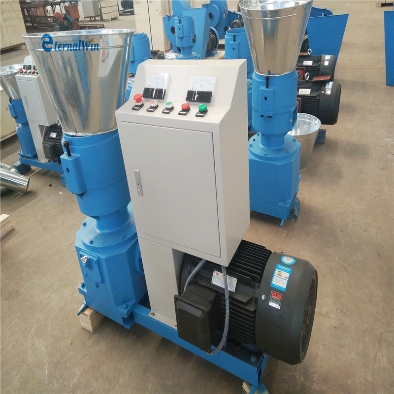 200-300 KG/H Molino de pellets para piensos Máquina de procesamiento de alimentos para animales de alta productividad Tipo de motor Molino de piensos