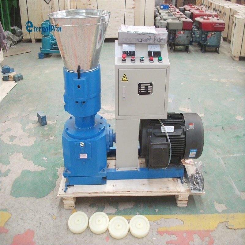 200-300 KG/H Molino de pellets para piensos Máquina de procesamiento de alimentos para animales de alta productividad Tipo de motor Molino de piensos