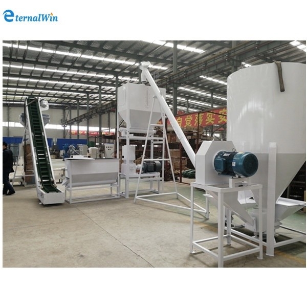 1000-5000kg/h Maquina para hacer pellets de madera conjunto completo línea de producción de molino de madera