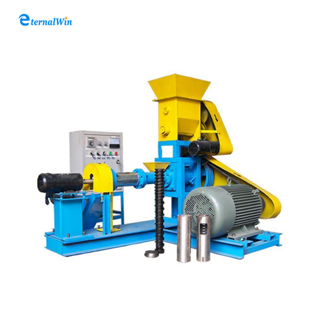 Máquina de alimento para peces flotante certificada por BV de alta capacidad con capacidad de producción de 1 t/h