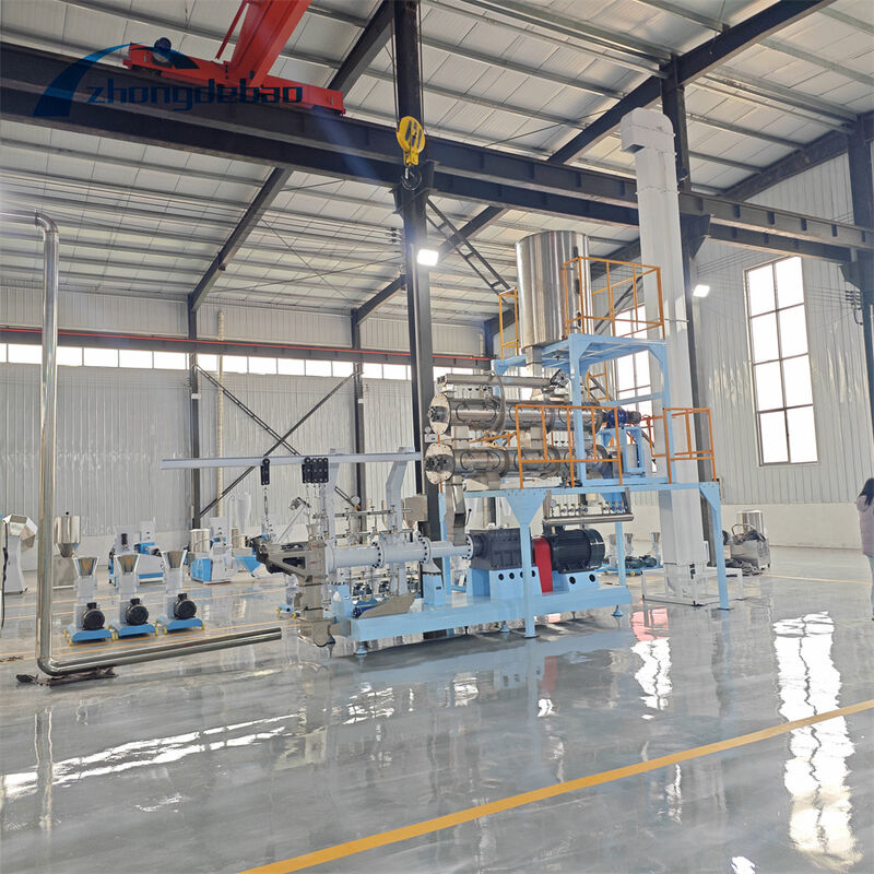 500 kg/h Floating Fish Feed Production Line — Wet-Type Twin-Screw Feed Extruder & Pet Food Processing Machinery
