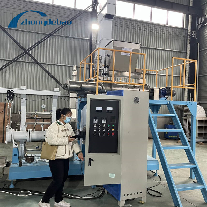 Pillow Or Bread Shape Floating Feed Production Line Featuring Screw Diameter φ60-φ175mm Providing Consistent Feed Pellet