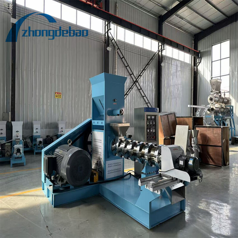 Máquina extrusora de alimento para peces DGP100 Fabricante de pellets flotantes y hundidos para molino de piensos de acuicultura con marco de alta resistencia
