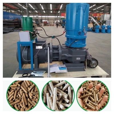 Madera de madera Chip Pellet Machine High Density de la biomasa del molino de la pelotilla del dado del plano 500KG/H