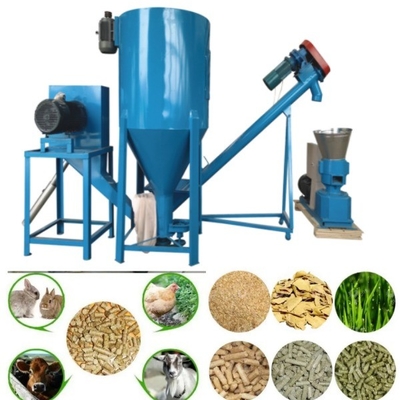 Cadena de producción avanzada de la pelotilla del pienso alimentación de pollo de 10kw que hace la máquina