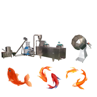 Los pescados flotantes de acero inoxidables alimentan la cadena de producción transportador de tornillo de 0.75kw