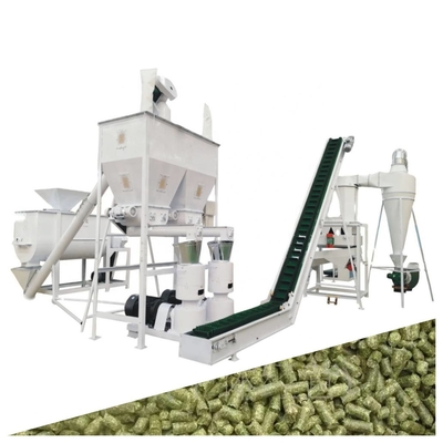 Máquina de la fabricación de la alimentación de las aves de corral de la alfalfa 4m m de Hen Feed Making Machine Grain de la vaca