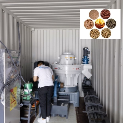 Cadena de producción de la pelotilla de la biomasa de la capacidad grande combustible Straw Pellet Making Machine