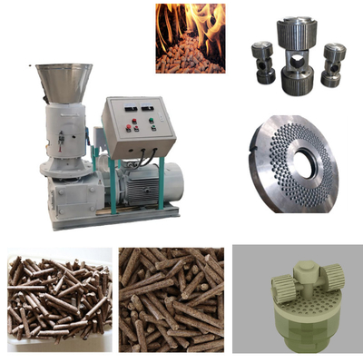 molino automático de madera de la pelotilla de la alimentación de la lubricación de la máquina 0.8-4ton/H de la prensa de la pelotilla de 4-12m m