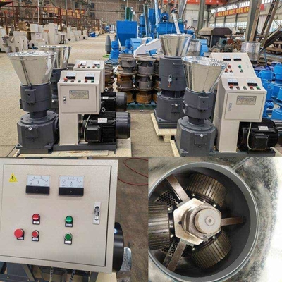 22KW 300kg/h Molino de pellets de madera Maquinaria para hacer pellets de madera