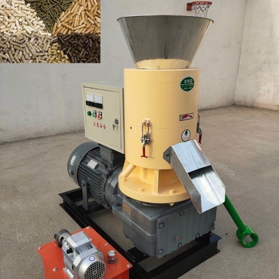 PLC 500 kg/h Molino de pellets de madera Línea de producción de pellets de madera