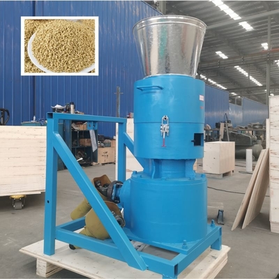 Molino de pellets para piensos para animales impulsado por un tractor Molino de pellets de biomasa PTO