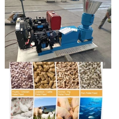 Fabricante de alimentos para animales de alto rendimiento Máquina de pellets de alimentación para motores diesel