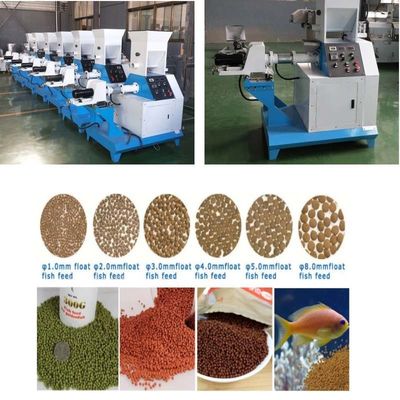 Extrusor de alimentación animal para uso comercial máquina de inflar máquina flotante de fabricación de alimentos para peces