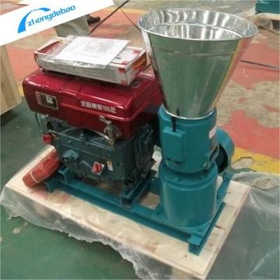 Máquina de molino de pellets de alimentación de longitud ajustable 90-120 KG/H para aves de corral y piensos para animales