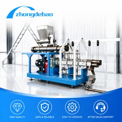 Máquina de extrusión automática de pellets para piensos para peces para la producción de piensos para acuicultura